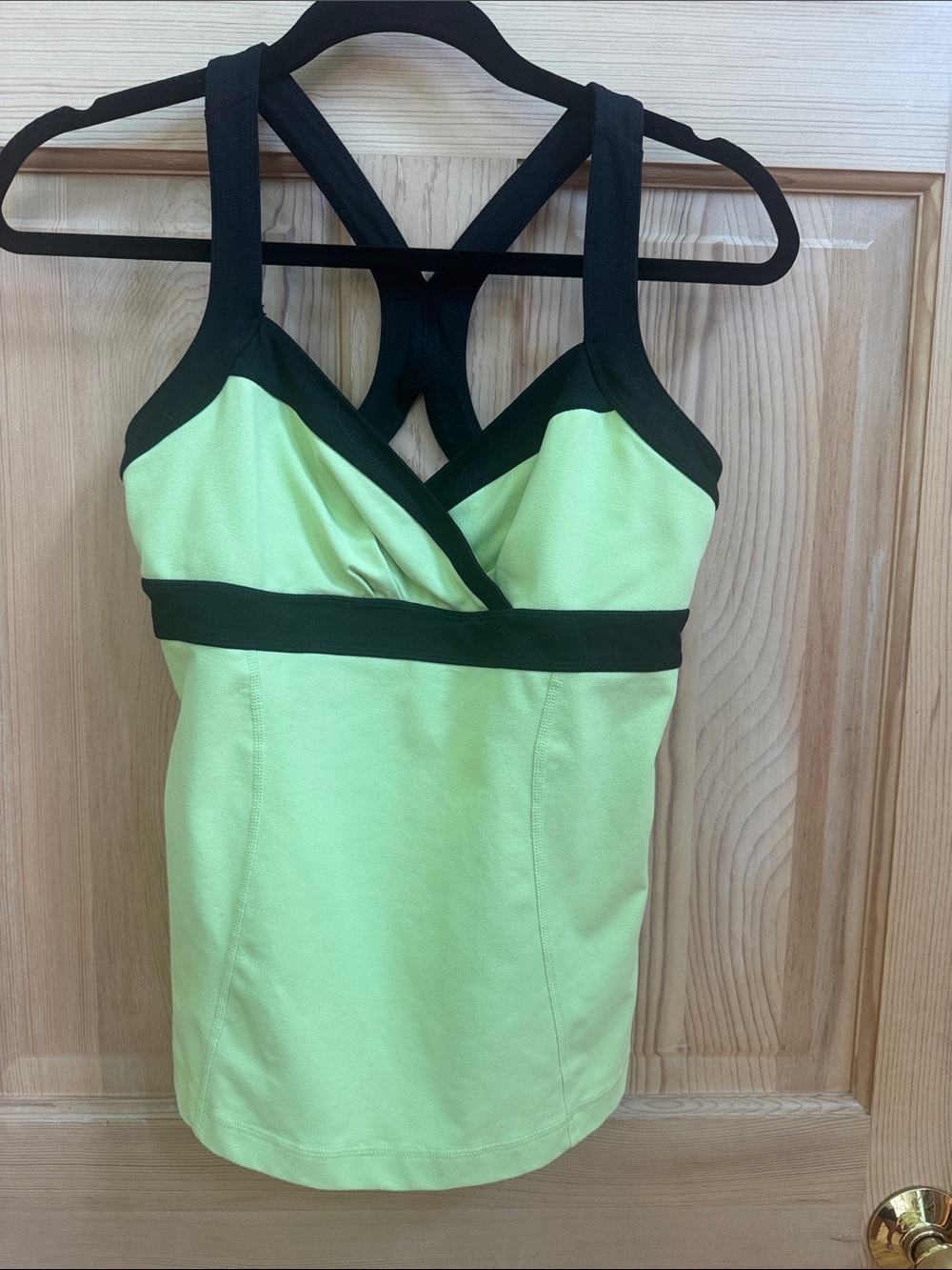 Zella Yellow & Black Support Tank Top